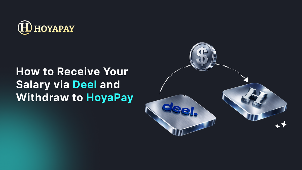 如何透過 Deel 領取薪水並提現到 Hoyapay